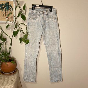 Levis 501 Light Acid Wash 29W 30L